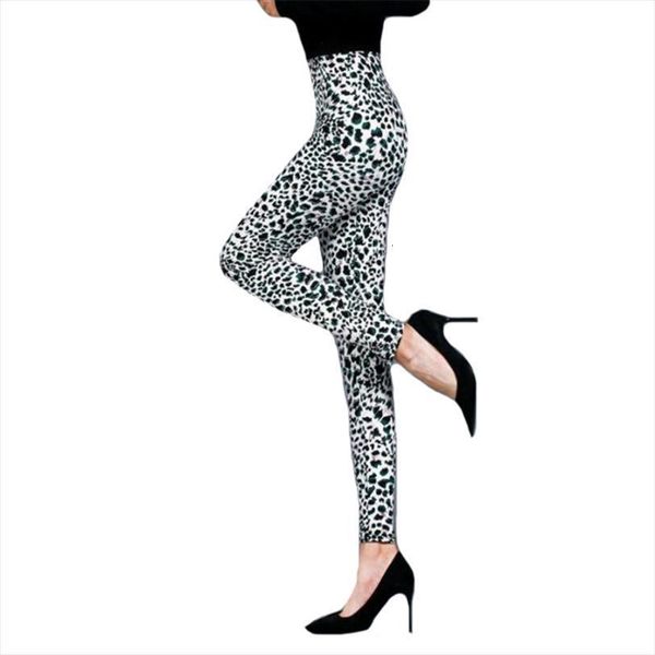 

leopard high waist sportswear womens leggings activewear printing leggins summer elastic fitness pants, Black