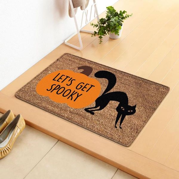 

carpets reusable durable creative cartoon halloween decoration area rug for bathroom