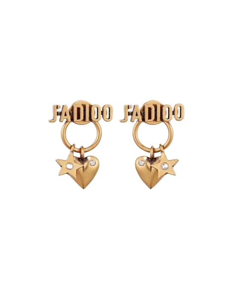 

premium outlet 70% off new love star earrings, Silver