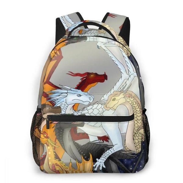 

backpack wing of fire for girls boys travel rucksackbackpacks teenage school bag