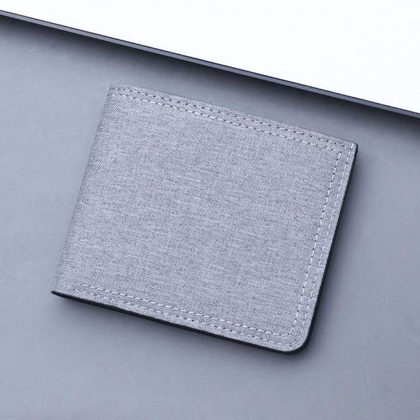 

wallets fashion men's 2021 short wallet, horizontal ultra-thin portable multifunctional -selling , id card holder black grey, Red;black