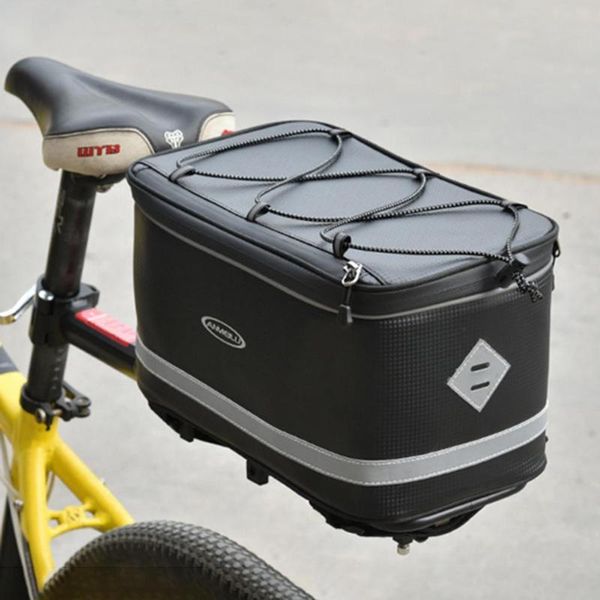 

cycling bags 12inch bicycle rear back storage bag waterproof saddle mtb mountain bike luggage saddlebag riding pouch carrier box