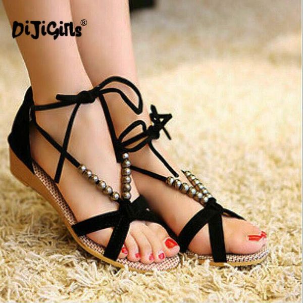 

arrival women sandals low heel wedges summer casual single shoes woman sandal fashion soft slippers, Black