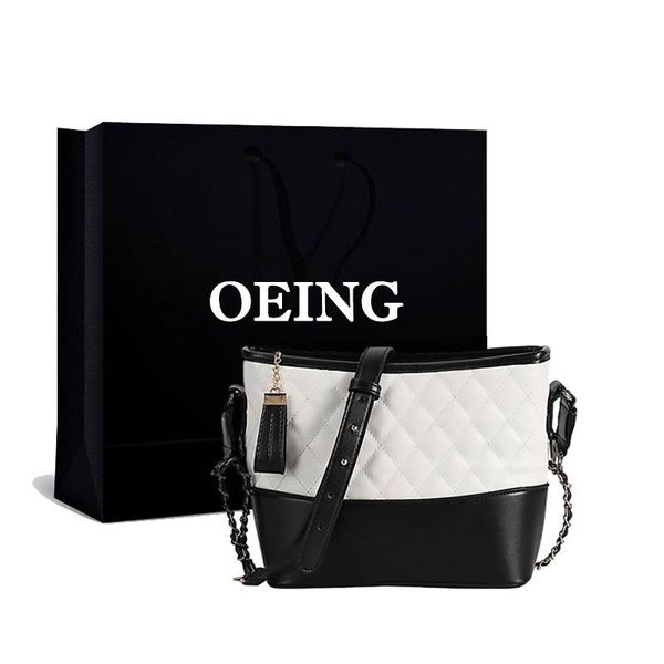

evening bags diamond lattice bucket bag women luxury designer handbags leather quilted female ladies travel purses shoppers large crossbody