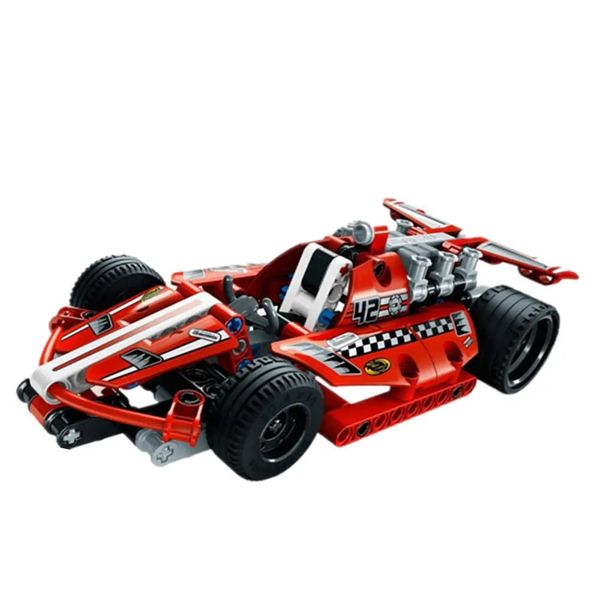 Decool 3412 Technic Racing Car 158 stücke Bausteine ​​Spielzeug Sets für Kinder Modell Spielzeug