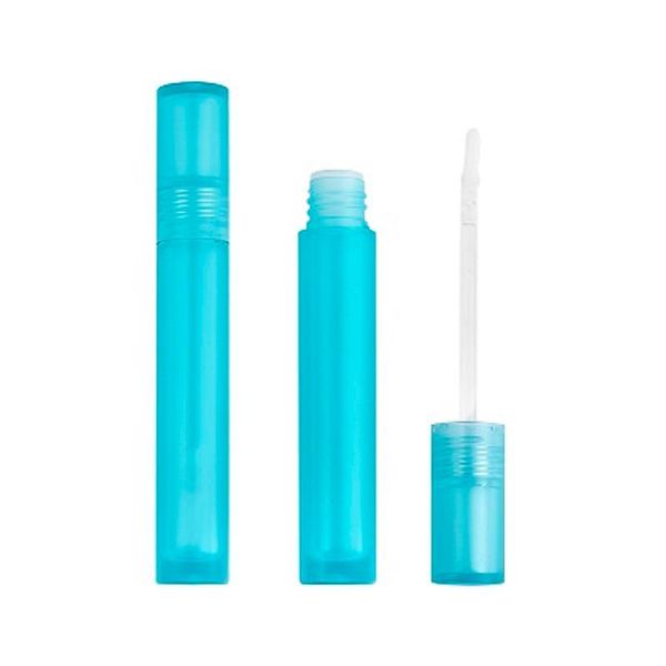 

storage bottles & jars 5ml plastic matte green/red lip gloss tube cosmetic packaging container empty round liquid lipstick with wand 25/50pi