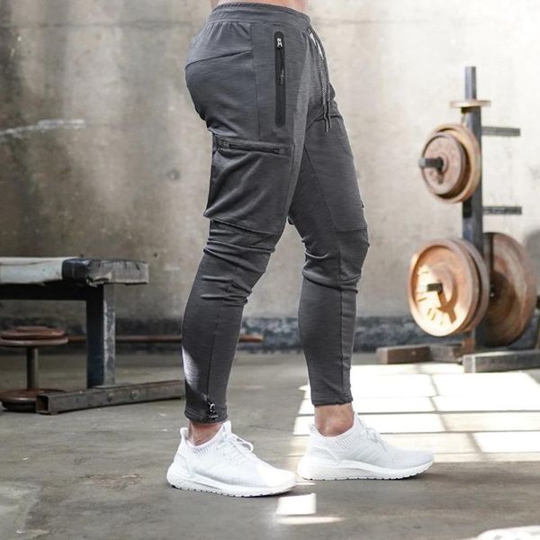 

men's pants male cotton camouflage long trouser jogging pocket design sweatpants outdoor wear fitness casual training suit, Black