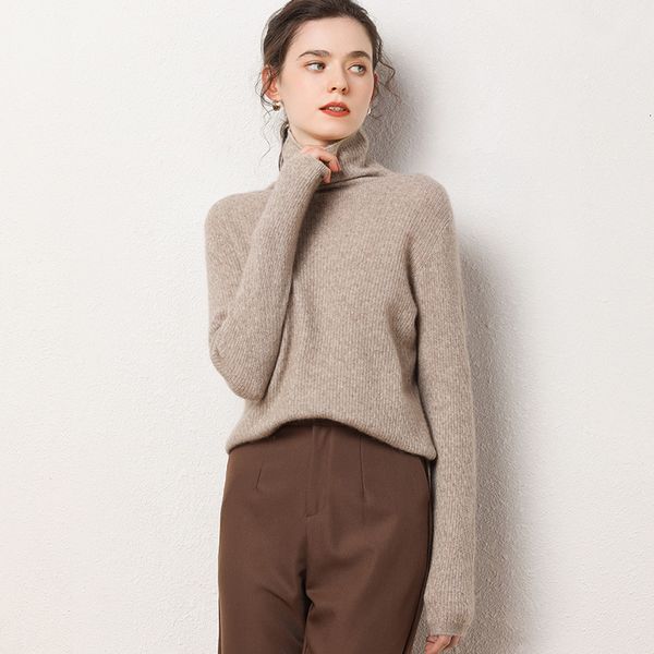 

women's two piece pants cashmere sweater in autumn and winter fashion slim bottom ssto, White