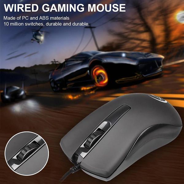 

mice pc mouse wire simple wired big lapusb optical 2400 dpi 3 button durable game ergonomic all for computer notebook
