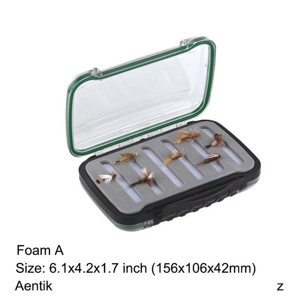 

aventik double face100% waterproof slit foam fishing box for flies accessories