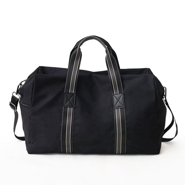 

simple large capacity travel bag light shoe position fitness shoulder handbag women duffel bags