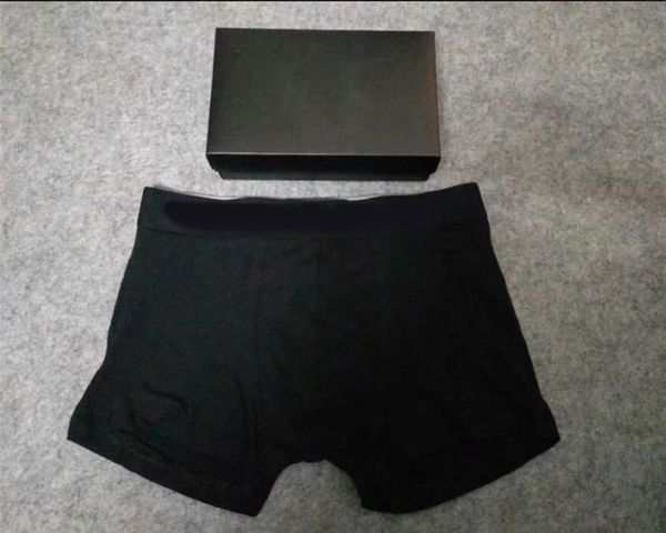 

letters shorts men underwear man boxer solid underpants comfortable, Black;white