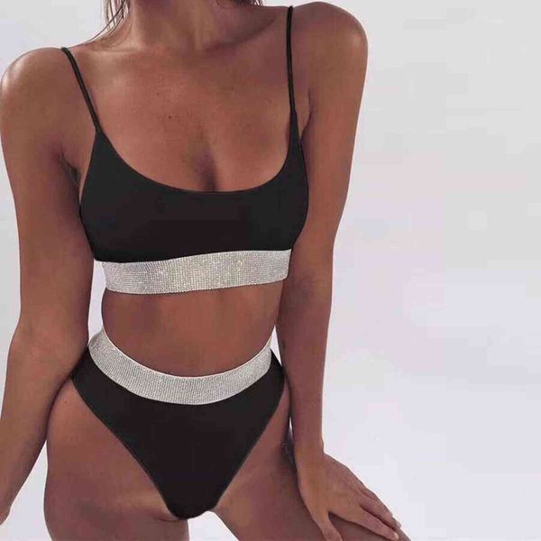 

lingerie 2021 modena women' super granule drill sling bra suit 6195, Red;black