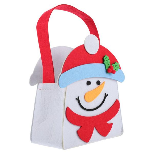 

gift wrap 1pc christmas bag diy felt cloth xmas themed storage pouch