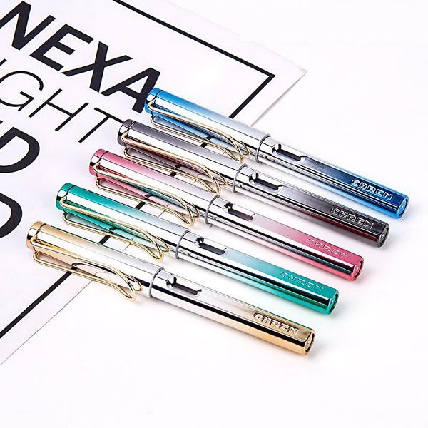 

fountain pens dazzling color high-value gradient pen students calligraphy practice change ink caneta tinteiro
