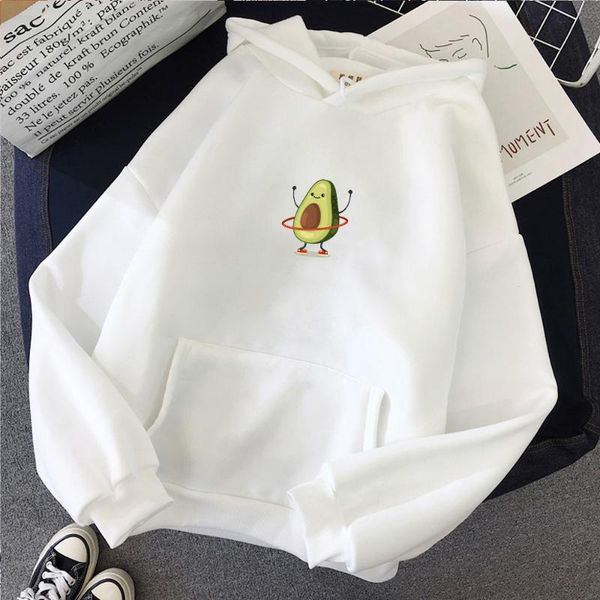 

women's hoodies & sweatshirts warm hooded violet sweatshirt hoodie coat casual sportswear pullovers oversize avocado women brand long s, Black