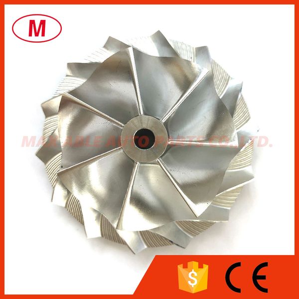 

k16 49.09/68.62mm 7+7 blades performance turbocharger turbo billet compressor wheel/aluminum 2618/milling wheel for cartridge/chra/core