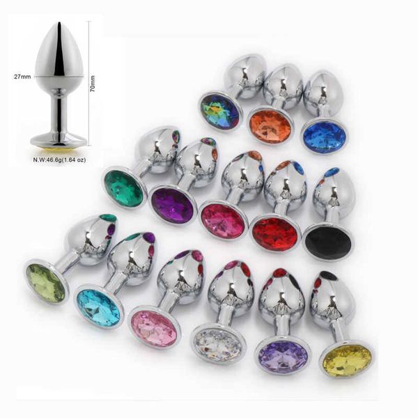 

1pc stainless steel butt plug anal beads crystal jewelry heart stimulator toys for woman dildo anal plug gay anal sexy