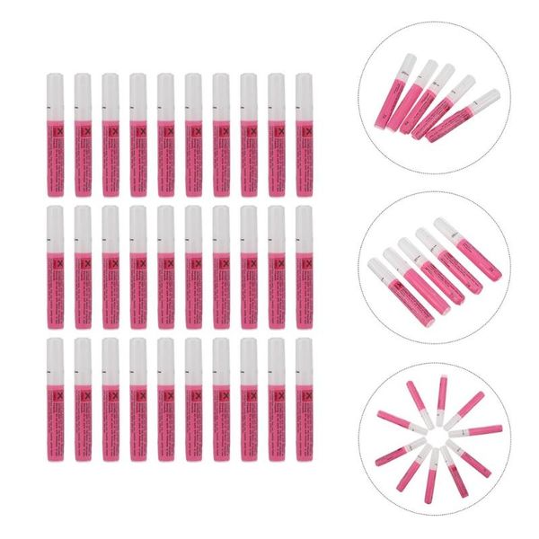 

nail gel 30pcs fast art adhesive special glue sticky (assorted color), Red;pink