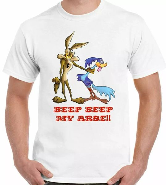 

beep beep my arse mens funny t-shirt, White;black