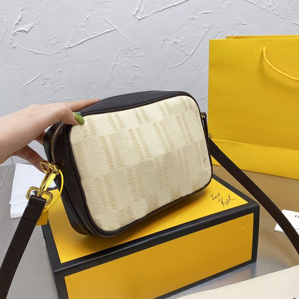 

crossbody bag cavas camera bags women real leather handbags zipper wallet fashion f letter lady clutch square box street style handbag purse