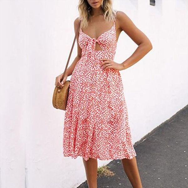 

summer sunflowers cherry print womens dresses vintage spaghetti strap v neck a line beach holiday boho style vestido, Black;gray