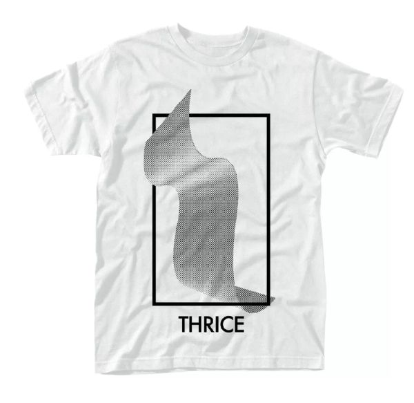 

official thrice ribbon t-shirt men unisex, White;black