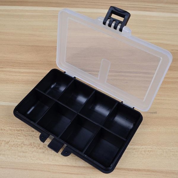 

compartment fishing tackle box lure spoon hook bait storage case transparent plastic tool accessories
