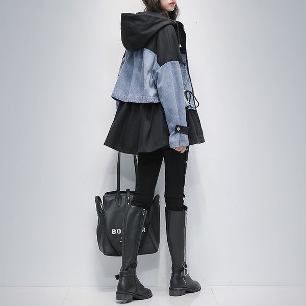 

women's hoodies & sweatshirts big size windbreaker dress, jacket fat-reducing jeans mm, thin meat lid, -jin large 200-0 female tfst, Black