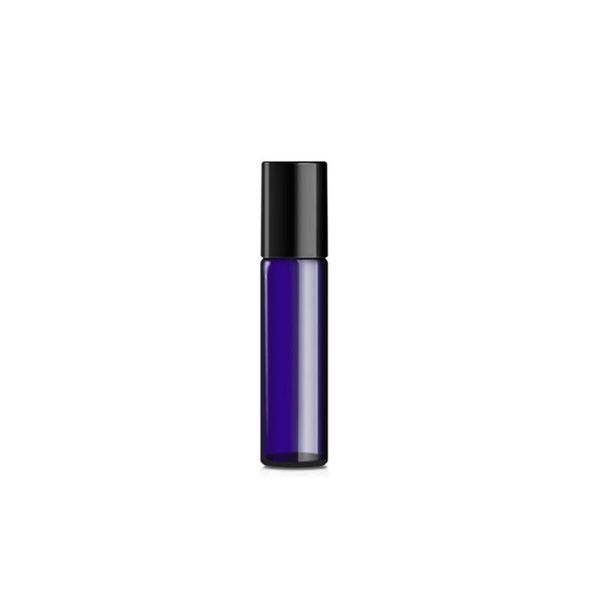 

storage bottles & jars 24pcs 5ml roll-on bottle essential oil subpackaging glass cosmetics contianer blue