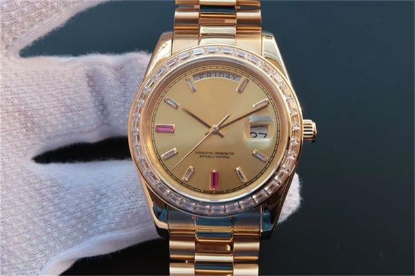 

n log 218399 montre de luxe mens watches 41mm type 3255 automatic mechanical movement steel watch waterproof 200m precise time, Slivery;brown