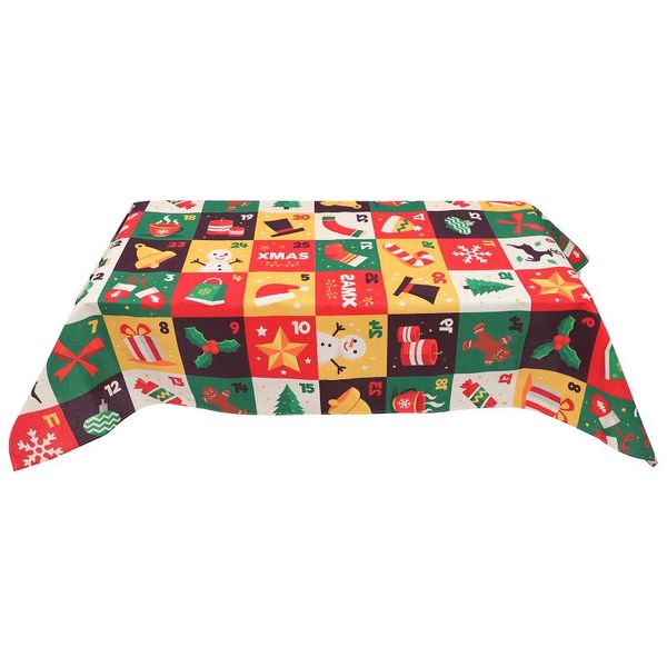 

table cloth 1 pc xmas tablecloth colorful home mat cover christmas party supply