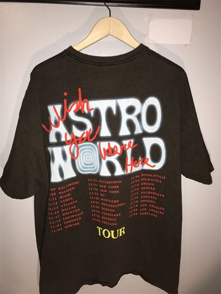 

travis scott astroworld festival pop up t shirt men women tee astroworld t-shirts, White;black