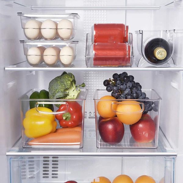 

can drink holder storage dispenser bin for refrigerator,er,countercabinets pantry beverage counter 2pcs bottles & jars