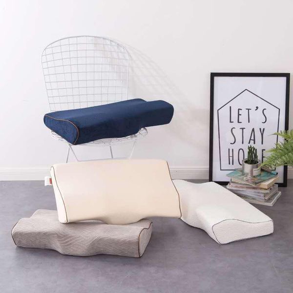 

pillow butterfly slow rebound memory sponge core for sleeping health care pain release bedding 62x34cm