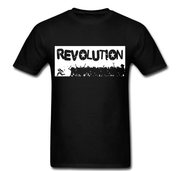 

revolution government resist fight anarchist anarchism t shirt tee, White;black