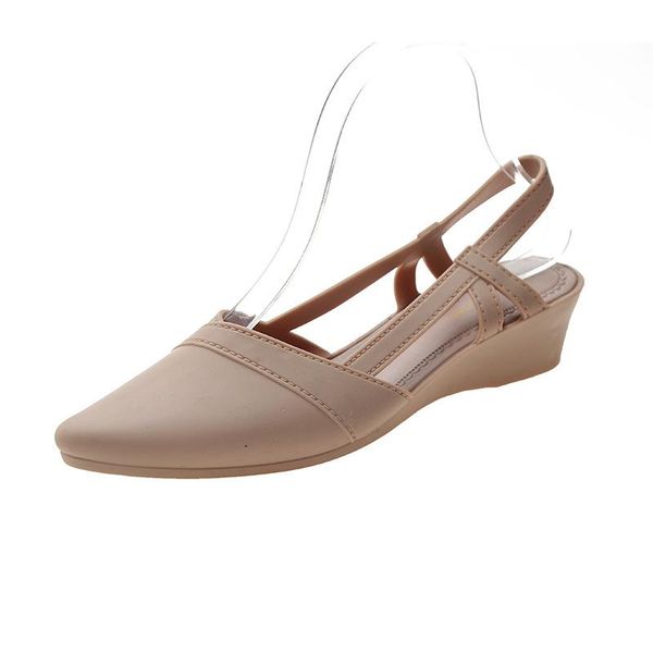 

sandals fashion pointed shallow mouth single shoes women professional wedge tooling comfortable, Black