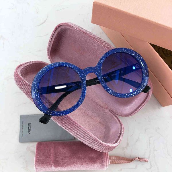 

75% off outlet store online s-roqi2021 new fashion personality sunglasses women's round plate sunglasses m home 01u (with box), White;black