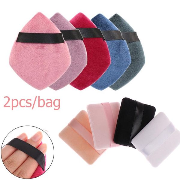 

sponges, applicators & cotton 2pcs cosmetic puff velvet foundation cream makeup sponge puffs tools