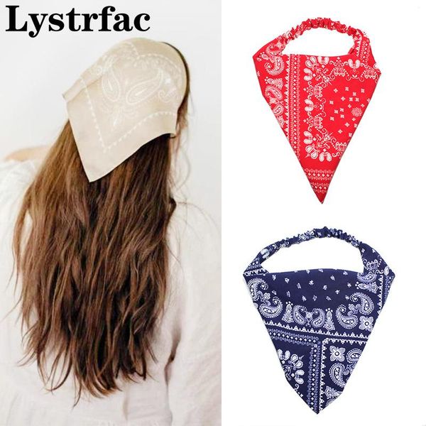

lystrfac fashion print headband hair scarf women girls headscarf elastic hairband female bandana headwear accessories