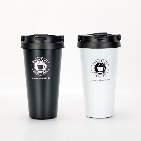 

fashion coffee portable office cup 304 stainless steel insulated business gift cup