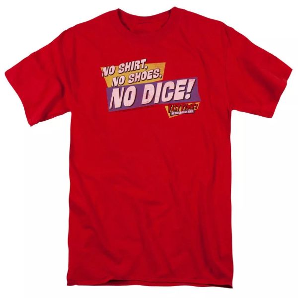 

fast times ridgemont high no dice t-shirt sizes s-3x new, White;black