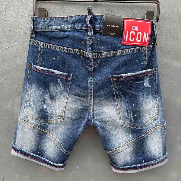 

men's jeans men mens luxury designerjeans ny ripped cool guy causal hole denim fashion brand fit washed pant 3 ul9y, Blue