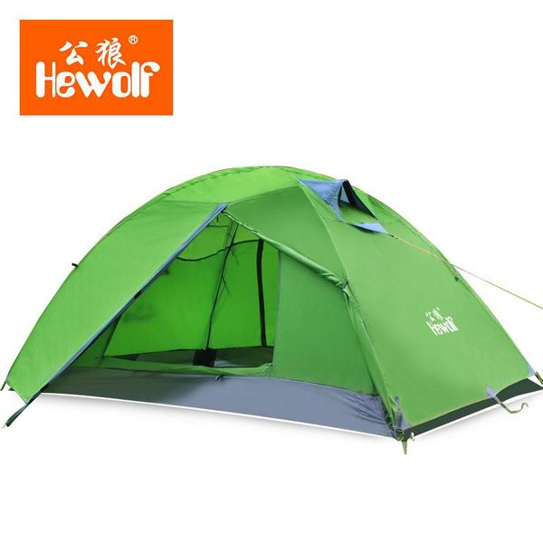 

ultralight 2 person camping tent outdoor double layer aluminum rod beach anti big rain four seasons equipment tents and shelters