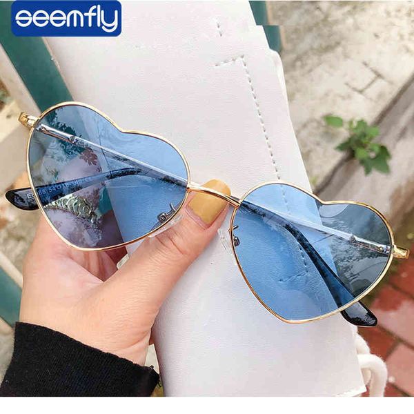 

Seemfly Brand Design Retro Heart Sunglasses Women Cute Girly Heart Polarized Sunglasses Eyewear For Female Ladies gafas de sol Glasses wholesale, White;black