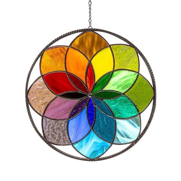 

curtain & drapes rainbow stained suncatcher window hangings panel seriesfunrain family creative pendant ornament