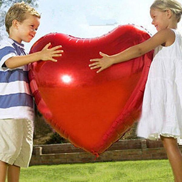

party decoration 32 inch(75cm) heart love balloons foil helium balloon birthday wedding valentine decorations inflatable globos