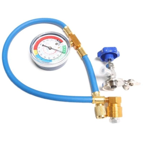 

manifold & parts 350psi charge measuring hose valve refrigerant pipe for r134a r12 r22 car, air conditioner
