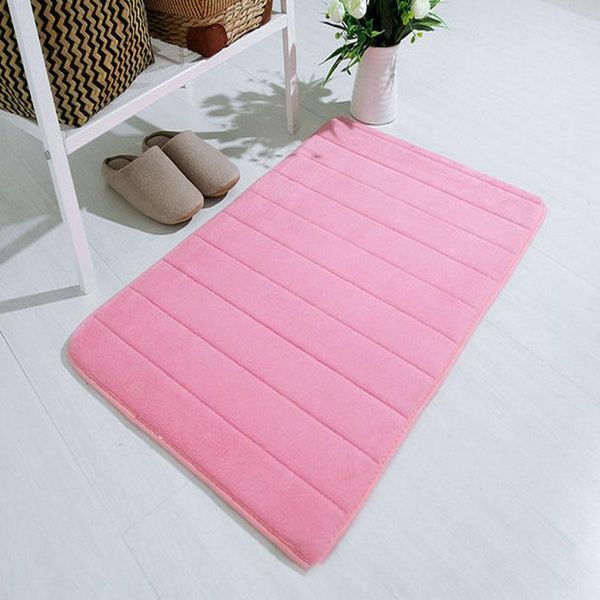 

bath mats home mat coral fleece bathroom carpet water absorption non-slip memory foam absorbent washable rug toilet floor