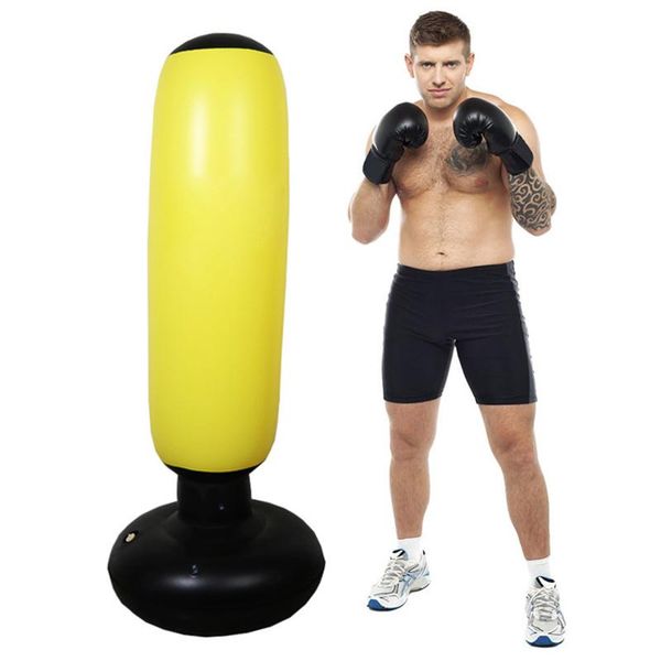 

sand bag 1.6m inflatable bodybuilding boxing column tumbler sandbag earthbag funny decompress toy mck99